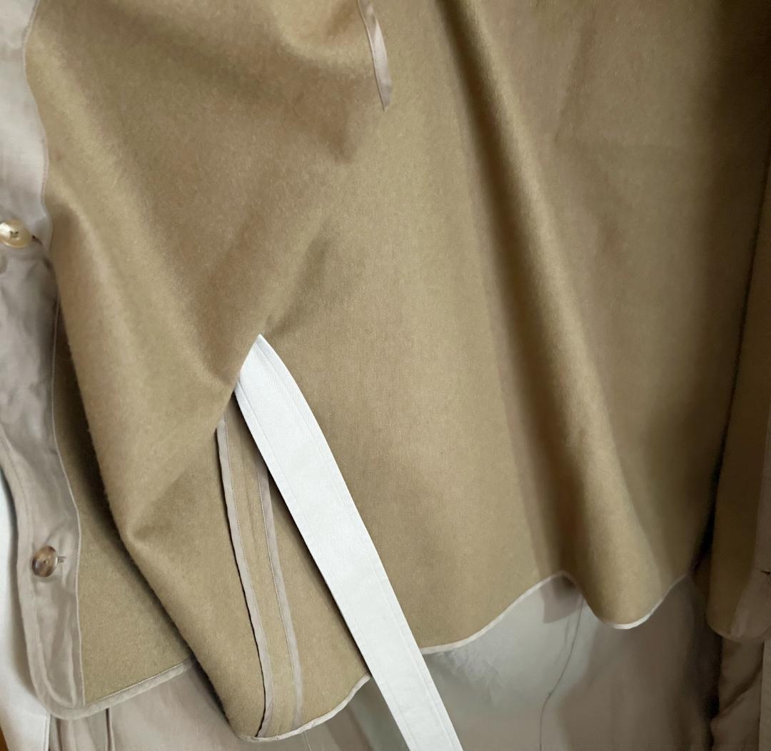 【美品】COMOLI コットンギャバ タイロッケンコート 2 ライナー付き