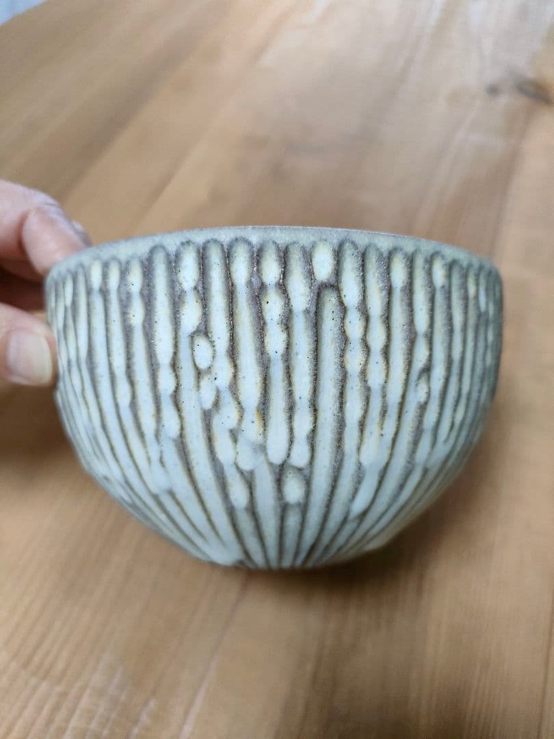 シモヤユミコ　ボウルS　さざ波と波面取り 2個セット