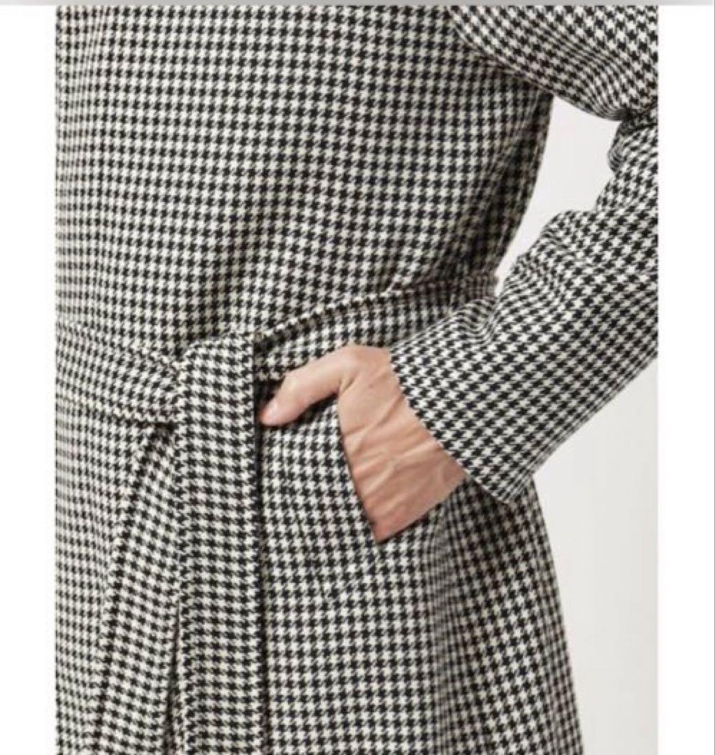 タリアトーレ ハウンドトゥース バルカラーコート