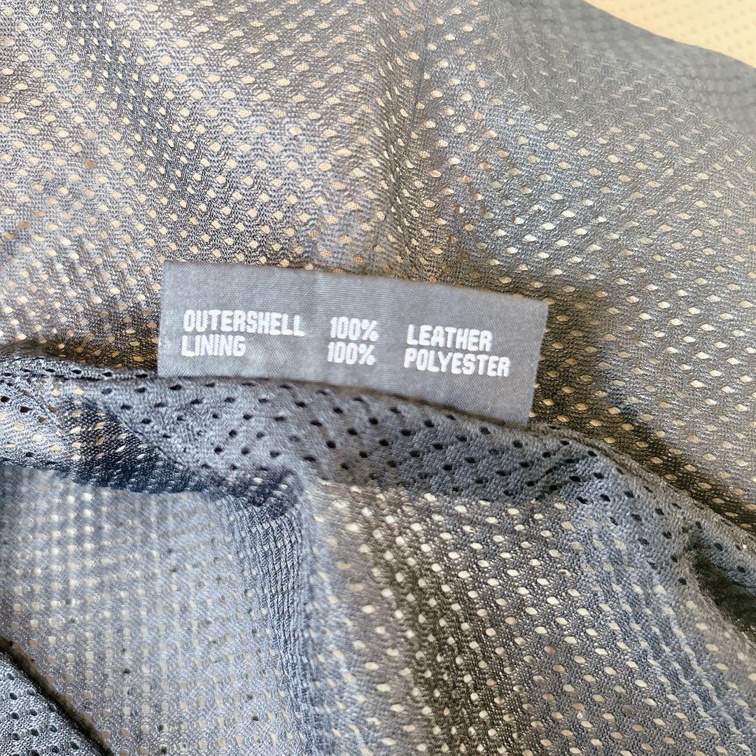 美品 ハーレーダビッドソン レザージャケット シングルライダース パンチング L