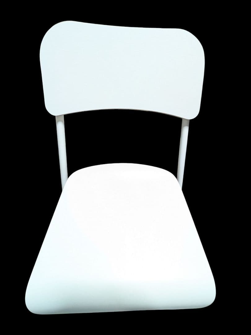 イケア フランクリン 折りたたみ イス 白 黒 モノトーン 廃盤