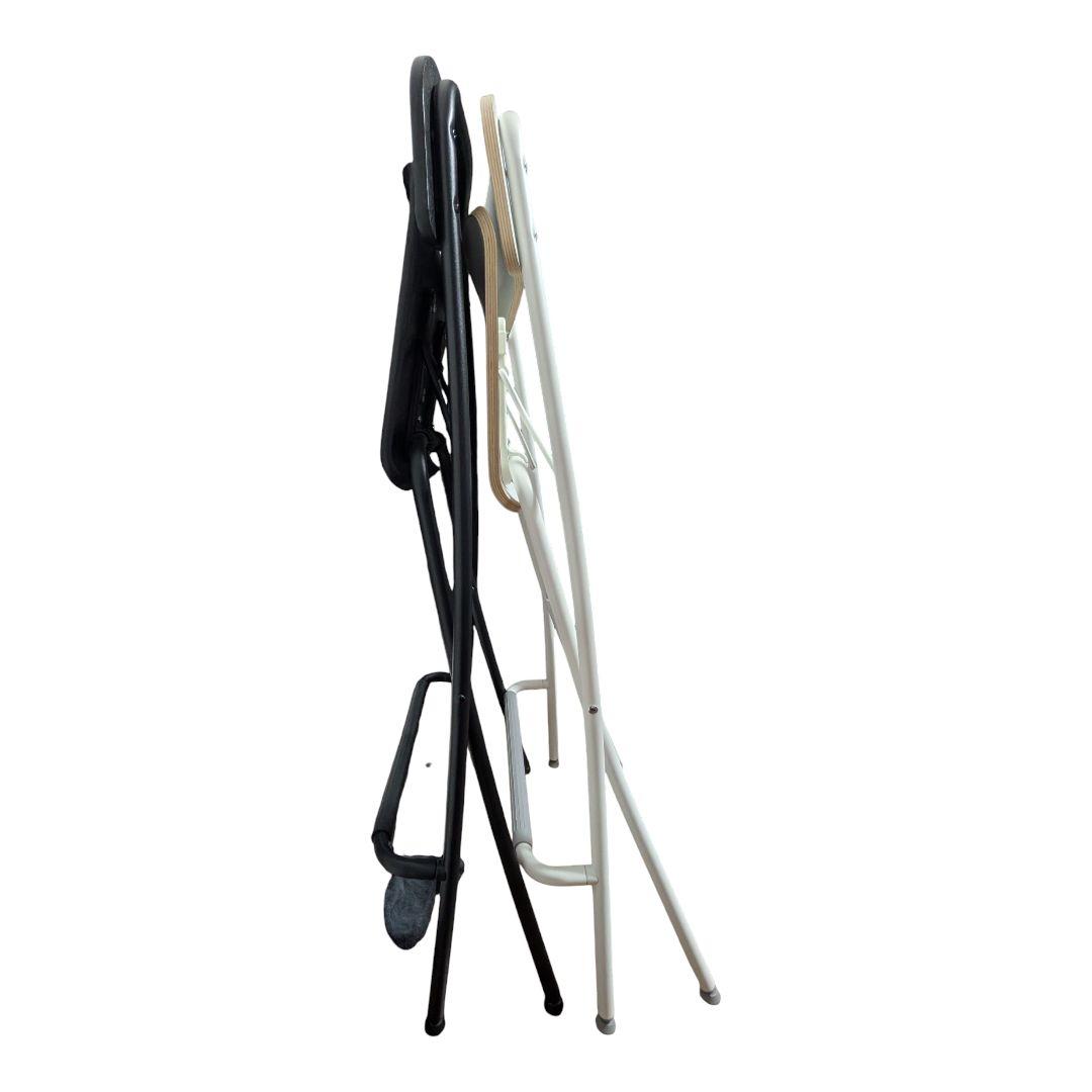 イケア フランクリン 折りたたみ イス 白 黒 モノトーン 廃盤