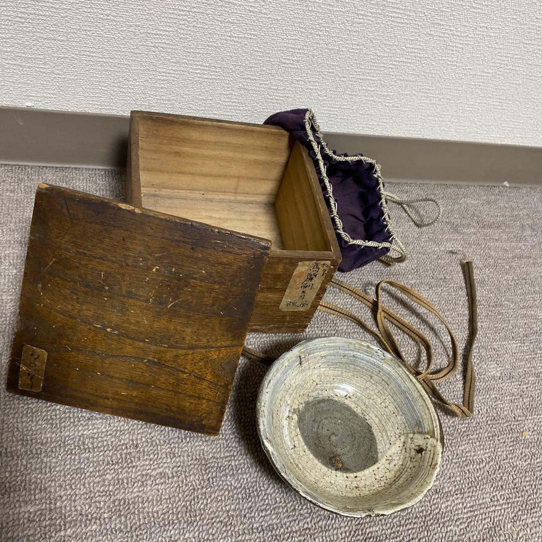 ☆ 希少 ☆ 高麗刷毛目 茶碗　木箱付き