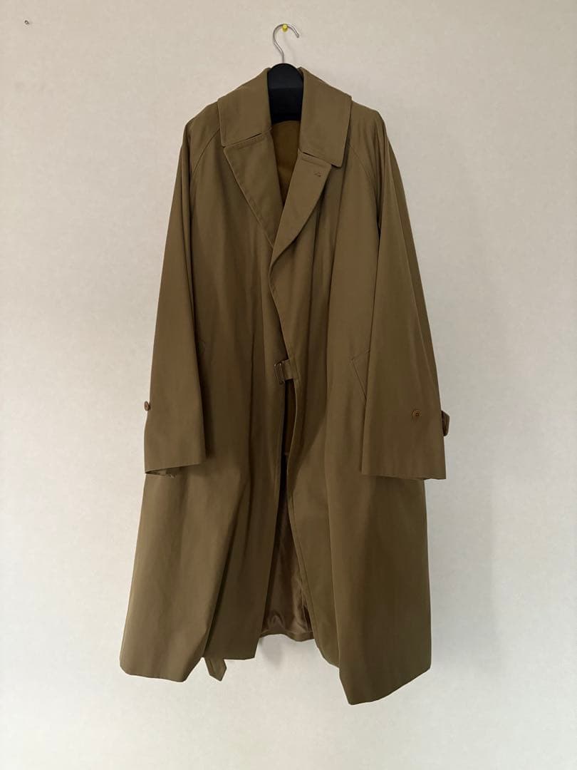 【18aw名作】COMOLI タイロッケンコート カシミア混ライナー付き 3