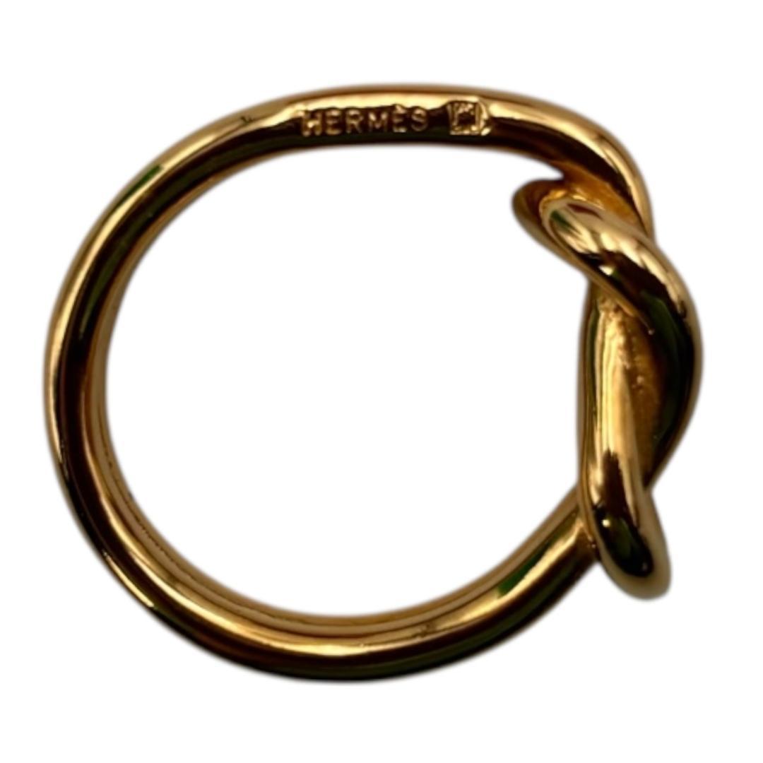 【真贋査定済】【新品未使用】エルメス シェーヌダンクル スカーフリング 箱付き