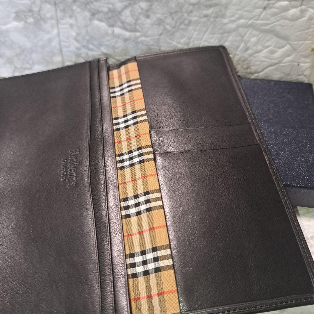 ✨️新品未使用✨️Burberryバーバリー 長財布ノバチェック 黒　箱付き