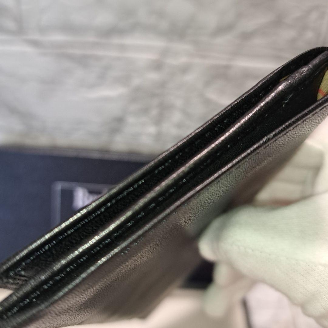 ✨️新品未使用✨️Burberryバーバリー 長財布ノバチェック 黒　箱付き