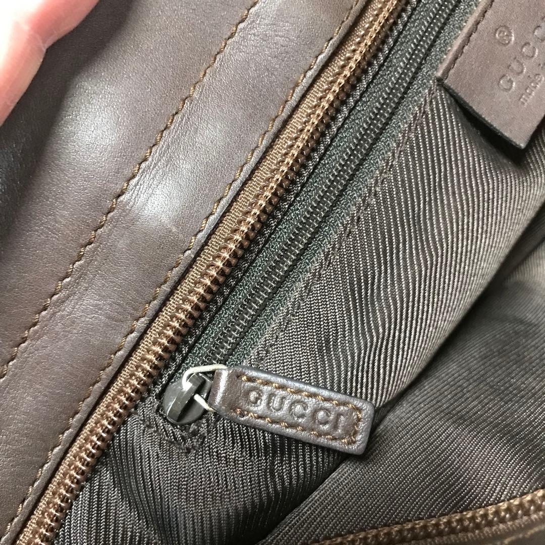 GUCCI GGトートバッグ ベージュ・ブラウン　ハンドバッグ　肩掛け