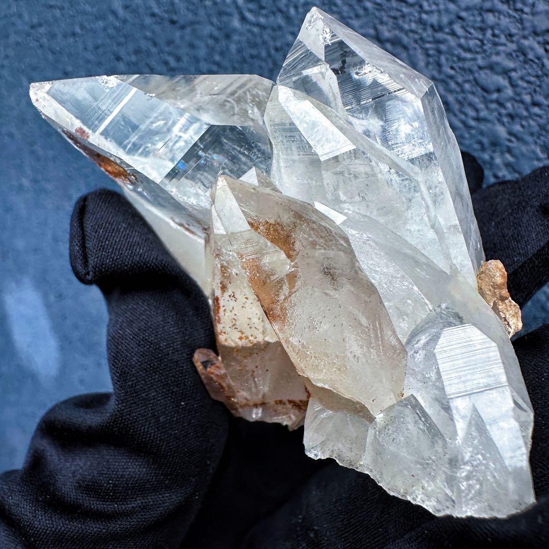 希少高透明度❗️マニカラン産レインボーヒマラヤ水晶クラスター超強いパワーA1409