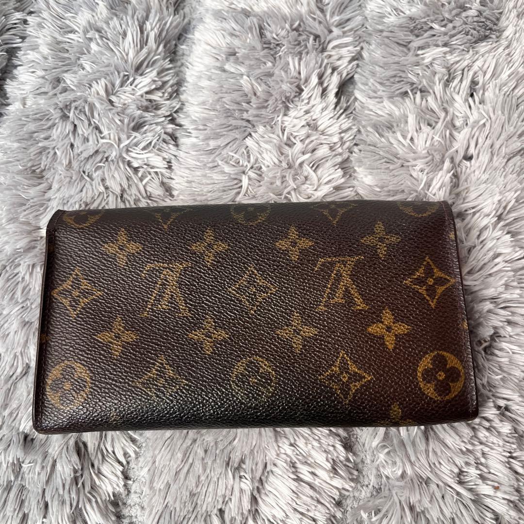 ルイヴィトン　モノグラム　長財布　ポルトモネクレディ　メンズ　レディース