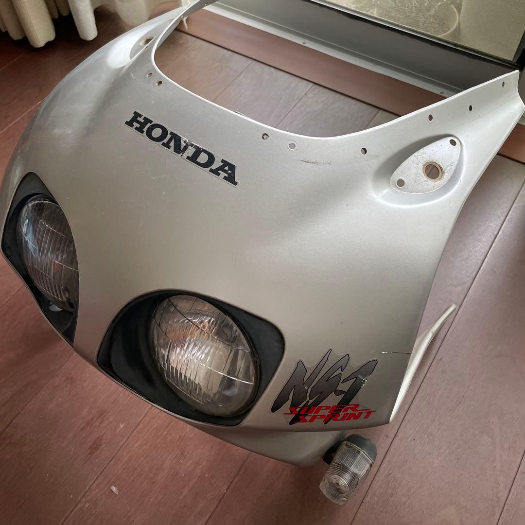 NS-1 後期型アッパーカウル ヘッドライト、クリアウィンカー付き