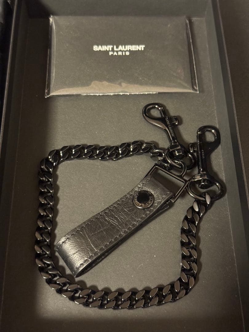 SAINT LAURENT クロコダイル型押し長財布