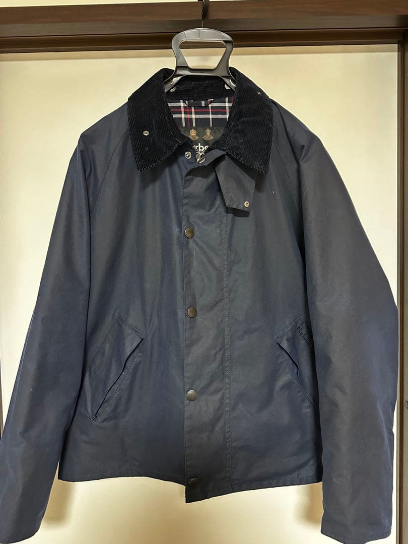 Barbour トランスポート　ネイビー　38
