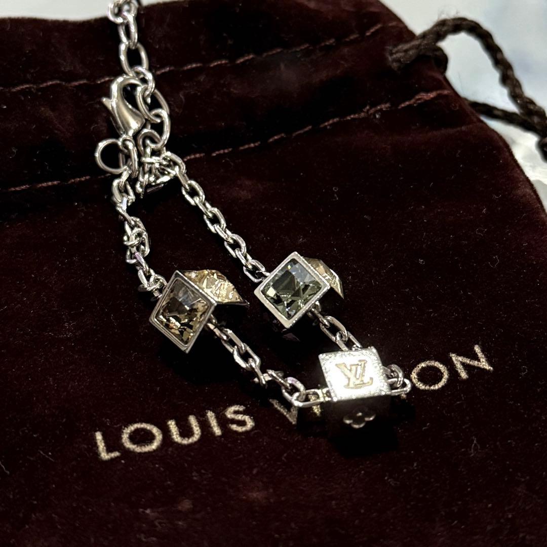 【正規・格安・美品】ルイヴィトン ブラスレギャンブル ブレスレット シルバー