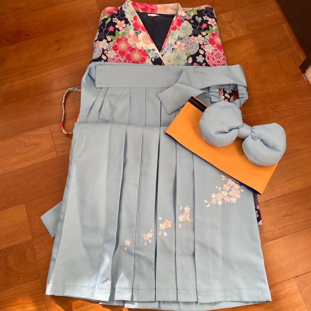 『いーてぃ』Catherine Cottage 着物セット 150 水色