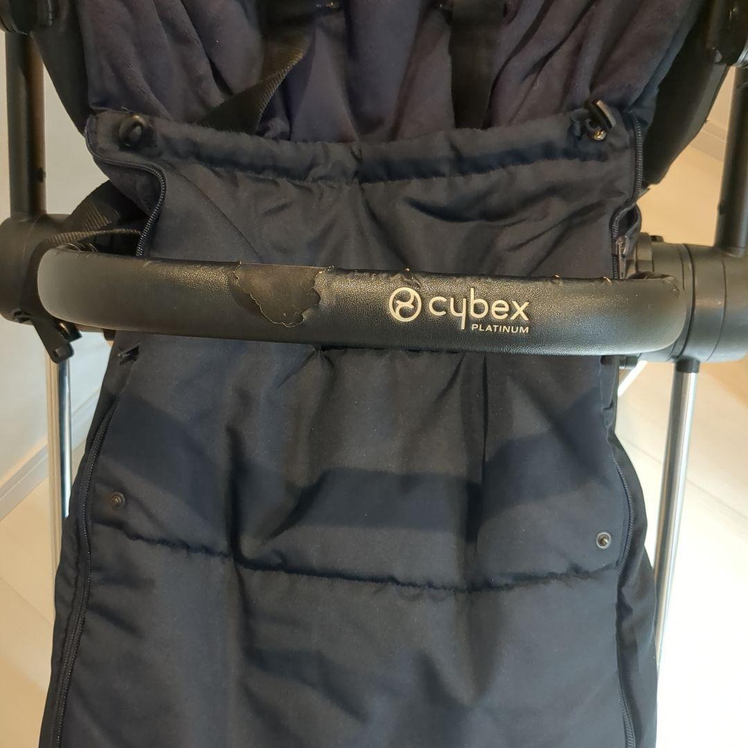 ミナジリ　サイベックス　ミオス　 ベビーカー ピンク フットマフ付