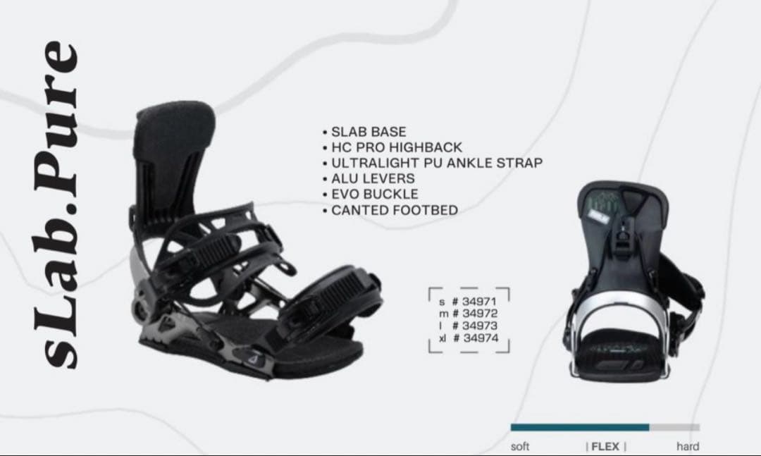 【新品】SP BINDINGS sLAB.PURE Sサイズ 24-25モデル