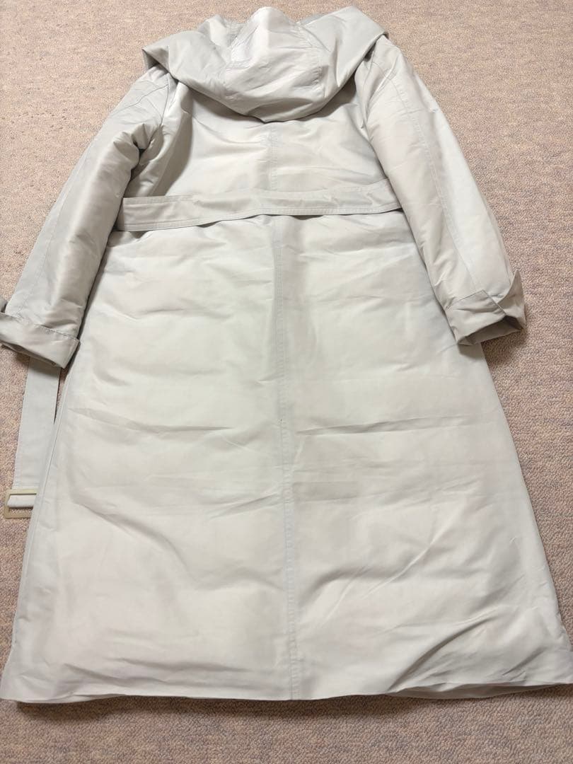 新品未使用　クロコダイル　ソフトタフタフーデットダウンコートＭ