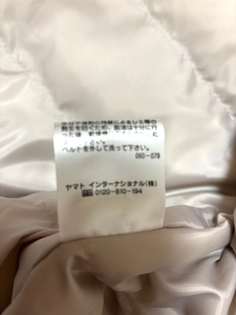 新品未使用　クロコダイル　ソフトタフタフーデットダウンコートＭ