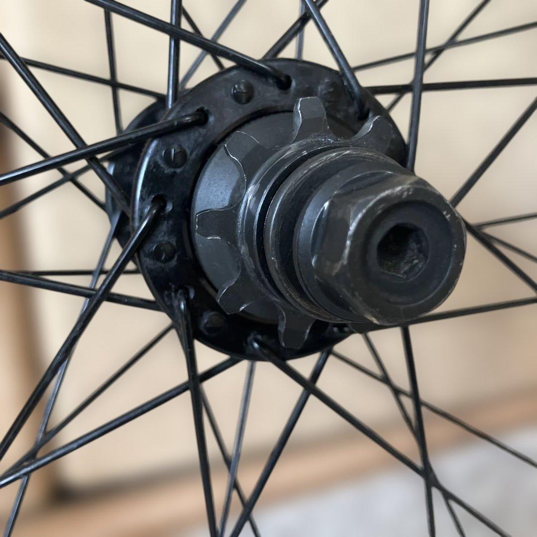 BMX用16inchホイール　完組前後セット