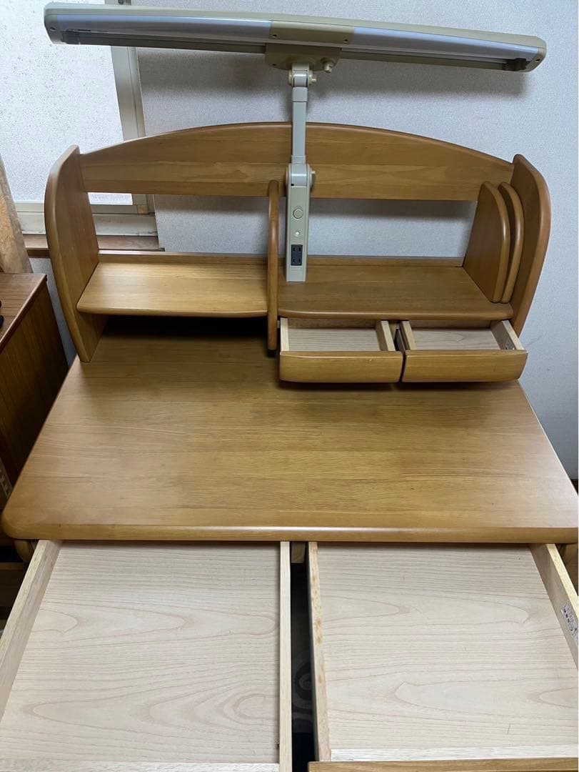 【神戸】オカムラ　学習机　勉強机　美品