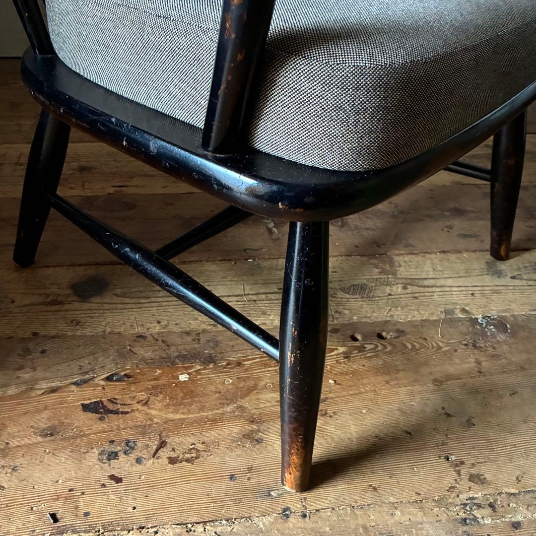 キツツキ 飛騨産業 ヴィンテージ ラウンジ イージーチェア 曲木 ウィンザー ②