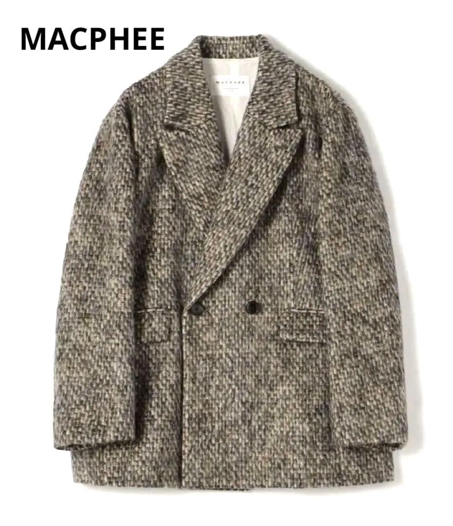 美品✨24年 トゥモローランド モヘヤミックスシャギー ダブルブレストジャケット