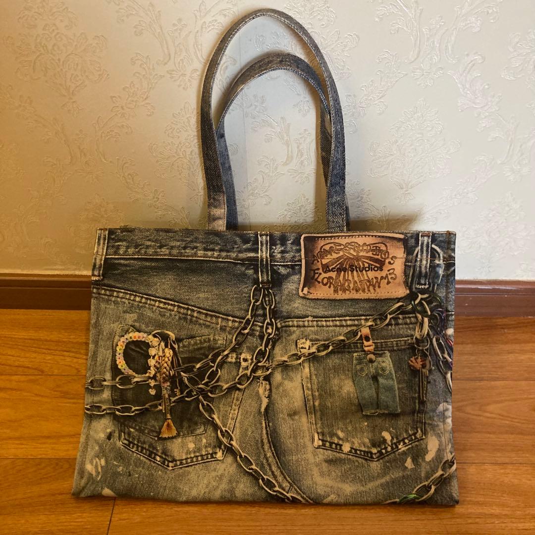 Acne Studios デニム トートバッグ