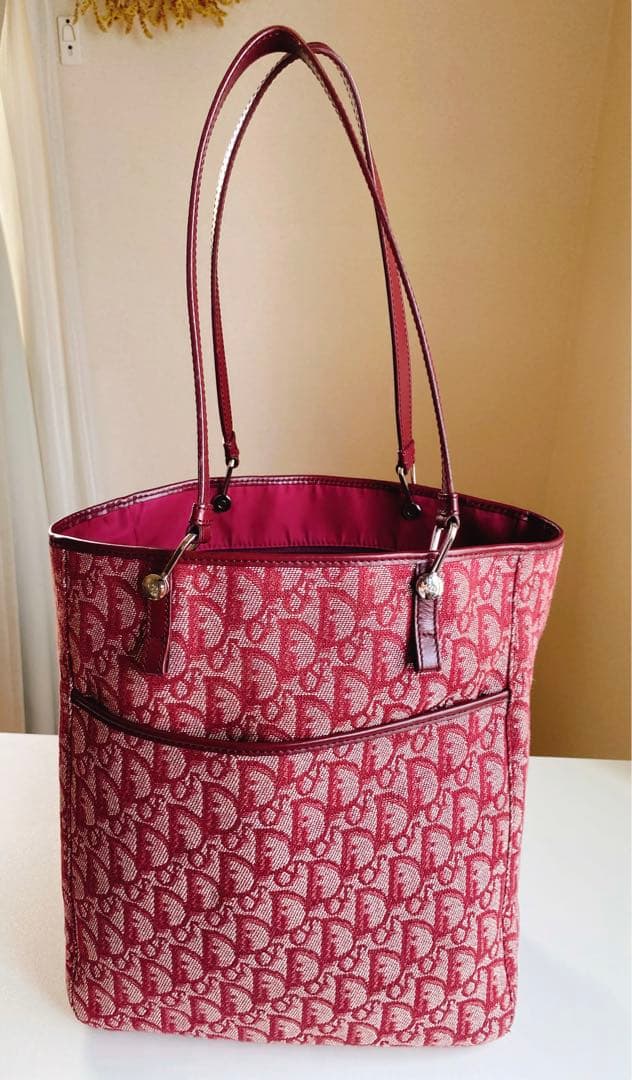 【美品】 Christian Dior トロッター トートバッグ