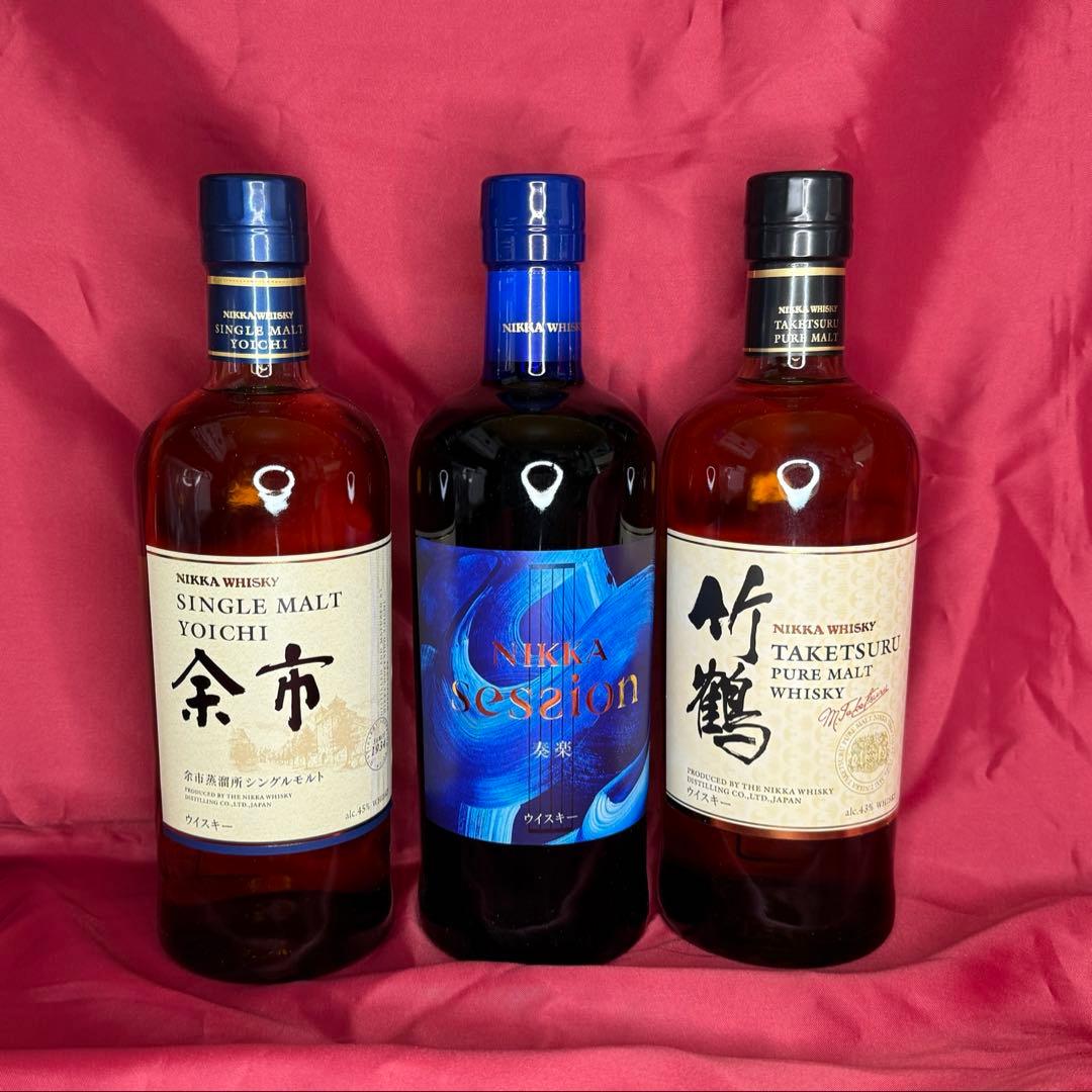ニッカ 余市・竹鶴・セッション