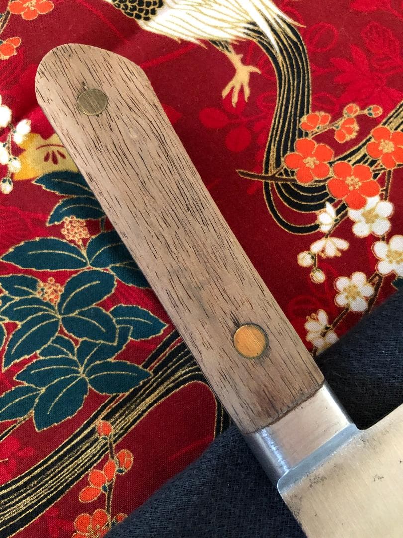 【研ぎ済み】全鋼製　源正久　牛刀包丁　ナイフ　料理　釣り