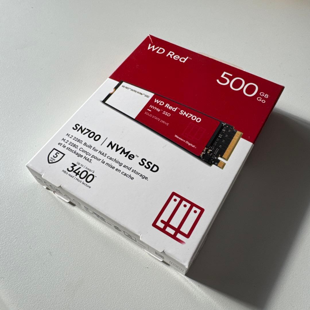WD Red SN700 500GB NVMe SSD 高耐久モデル