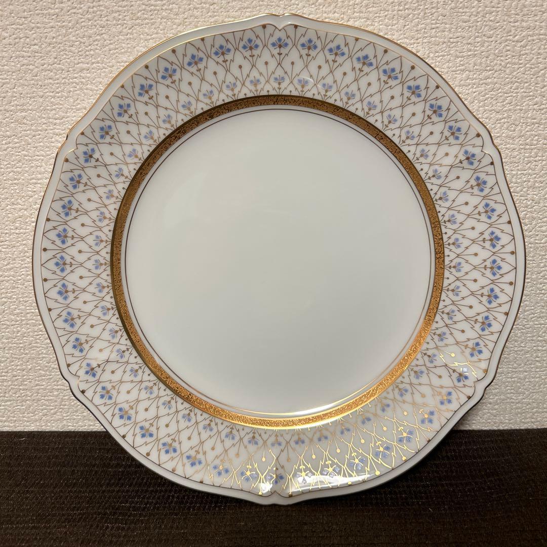 大倉陶園　スイートメモリー　ディナープレート　25.5cm 金彩金蝕