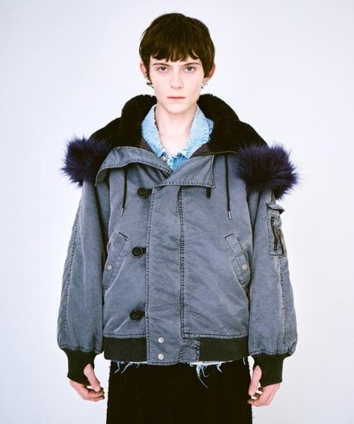 Camphor Wood ピグメントフェード加工 N-2B フライトジャッケット