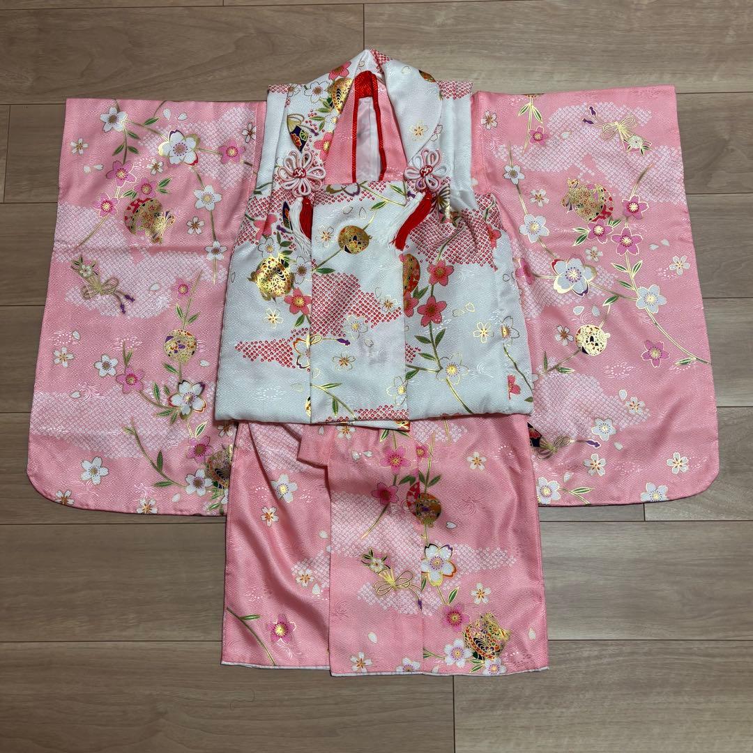 12/16までの限定価格‼︎ 七五三　被布着物セット　3歳　女の子　京越卸屋