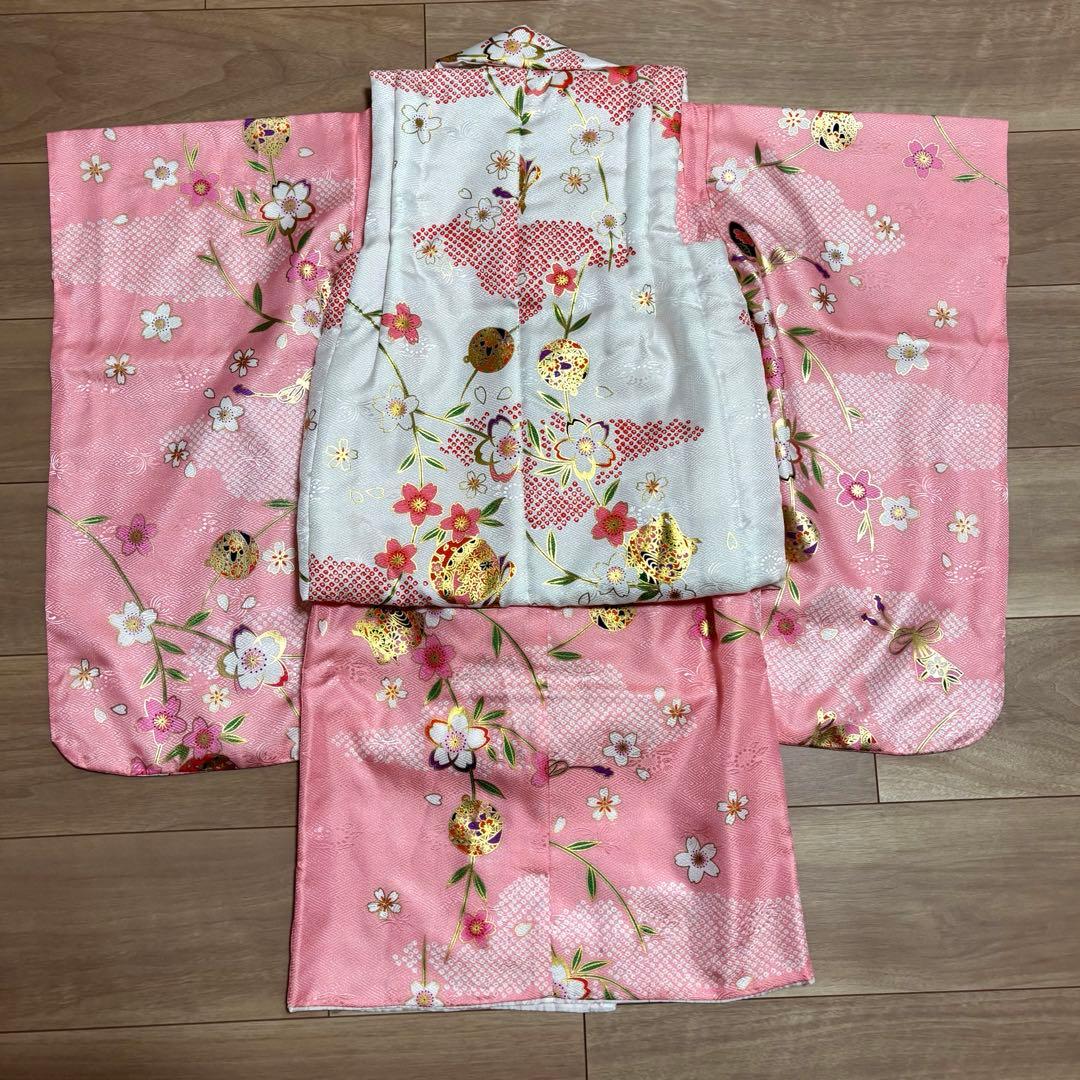 12/16までの限定価格‼︎ 七五三　被布着物セット　3歳　女の子　京越卸屋