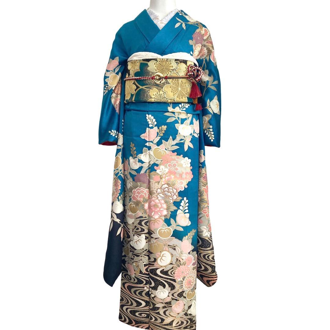 成人式 古典柄 振袖4点セット‼️お振袖セット‼️ NO56＋ま17フルセット可能