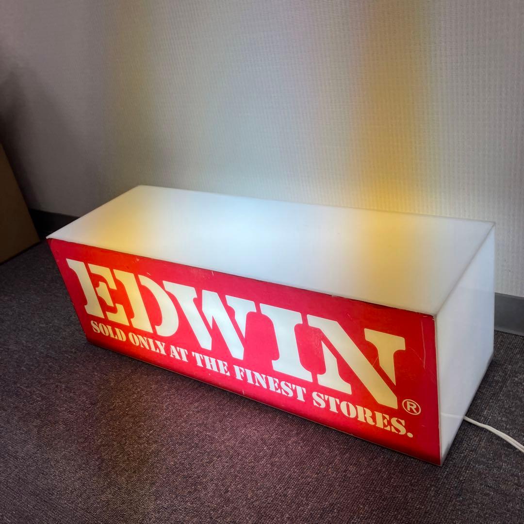 非売品　EDWIN エドウィン 電光看板　サインボード　600×200mm