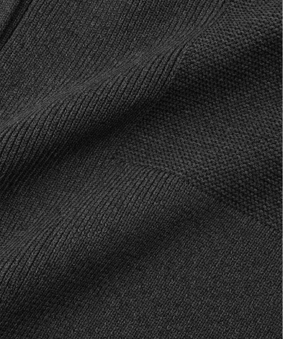 kozu　クルーネック　チャコール