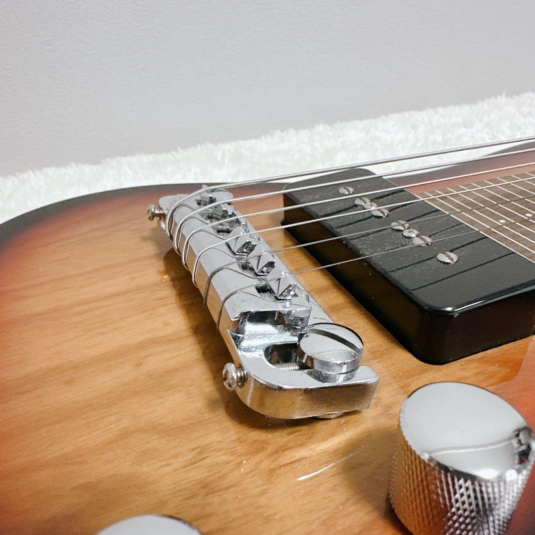 美品　ラップスチールギター　スタンド付　ケース付　サンバースト　SX