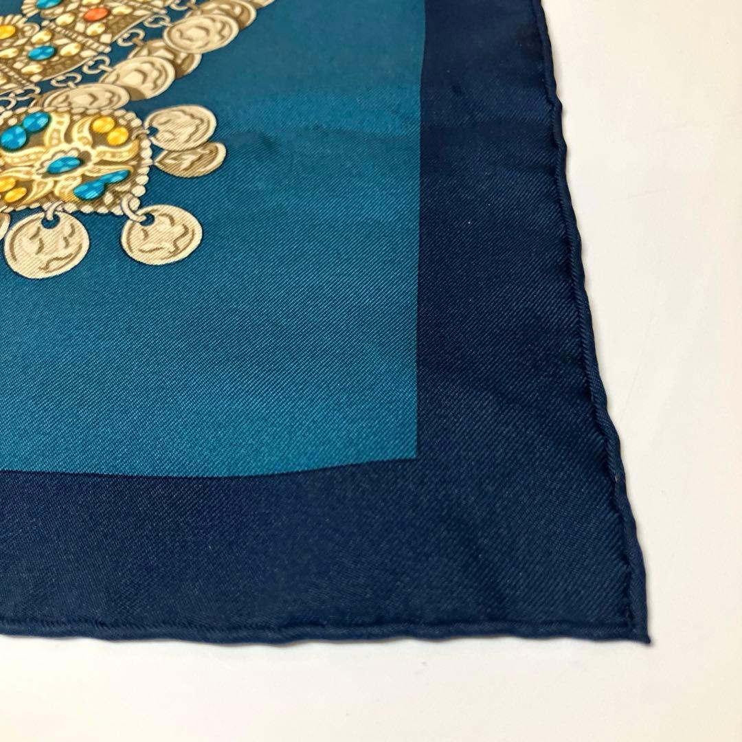 E100 HERMES エルメス カレ 90 KOSMIMA 宇宙 スカーフ