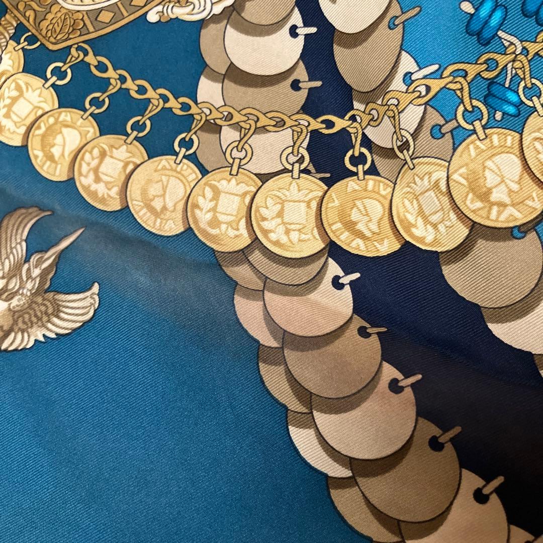 E100 HERMES エルメス カレ 90 KOSMIMA 宇宙 スカーフ