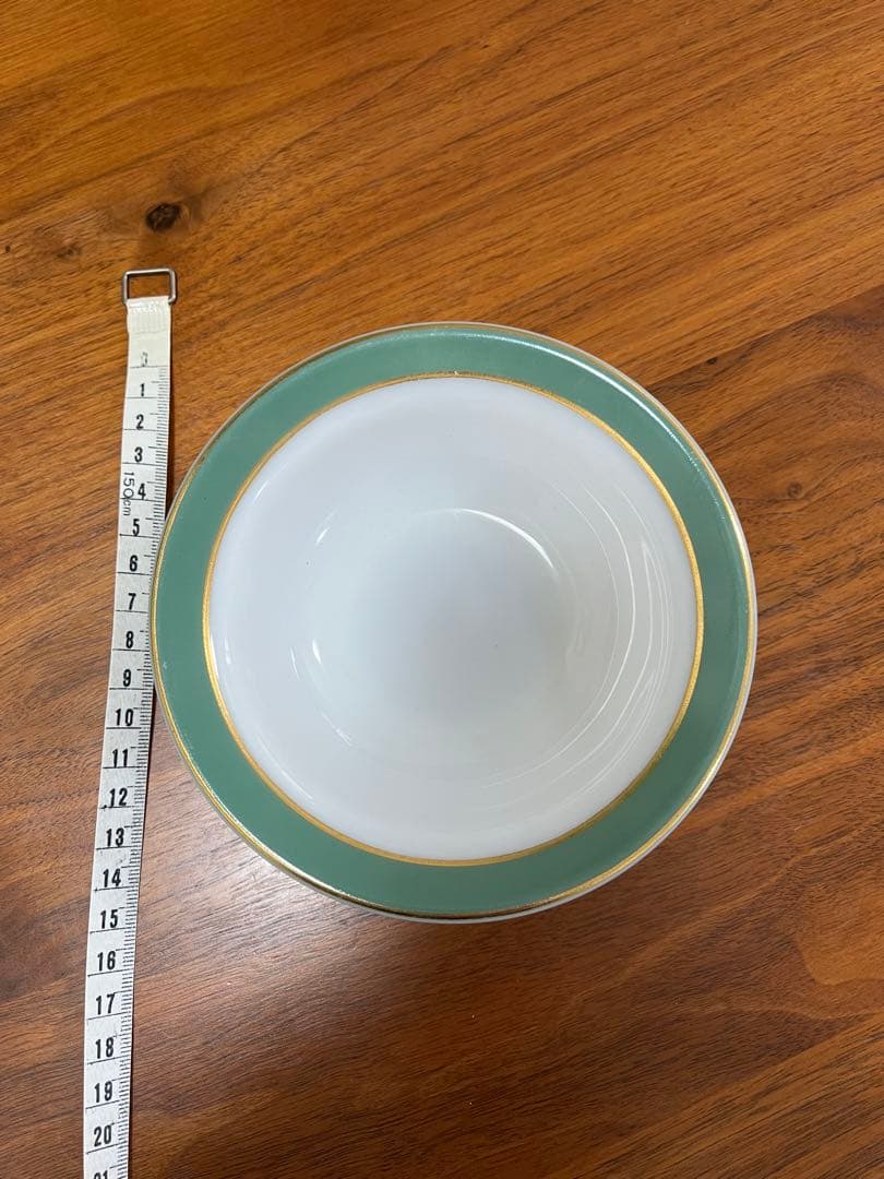 【レア】オールドパイレックス　グリーン　デザートボウル