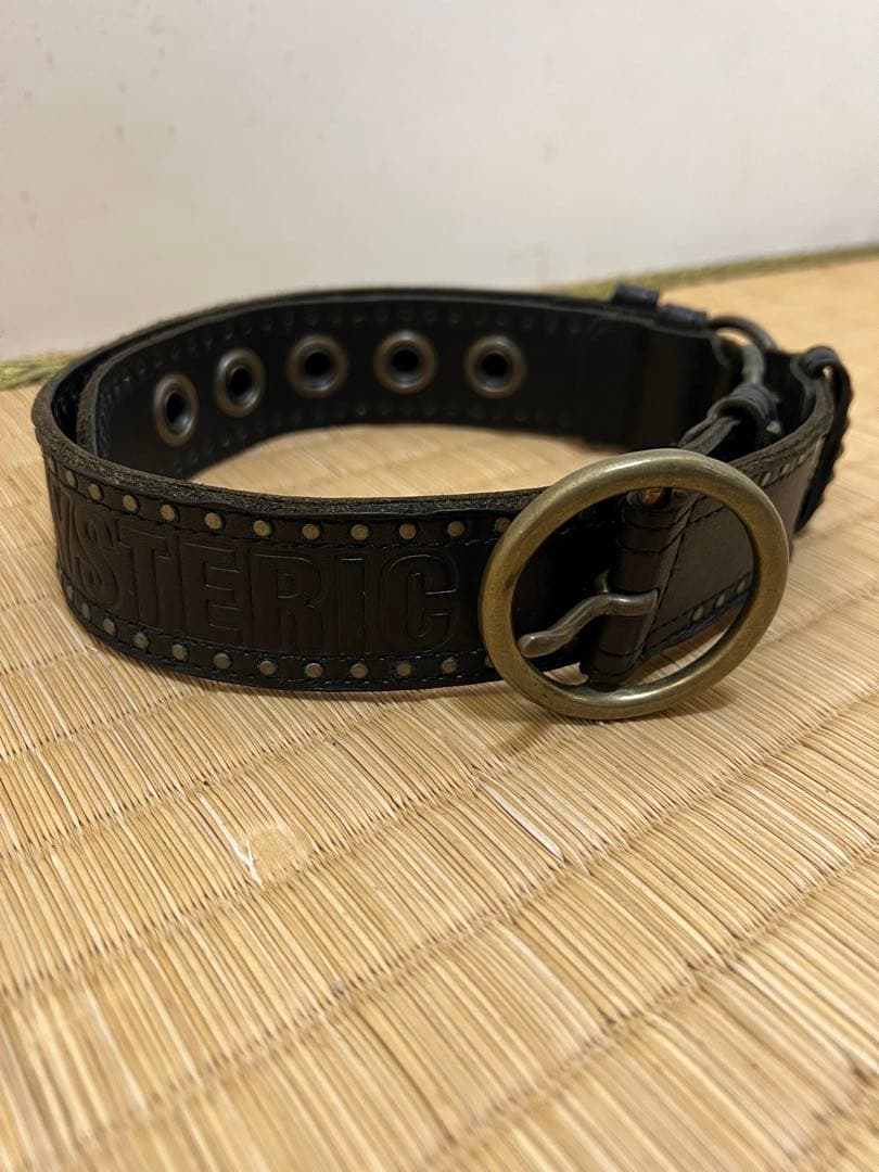 HYSTERIC GLAMOUR ブラック スタッズベルト