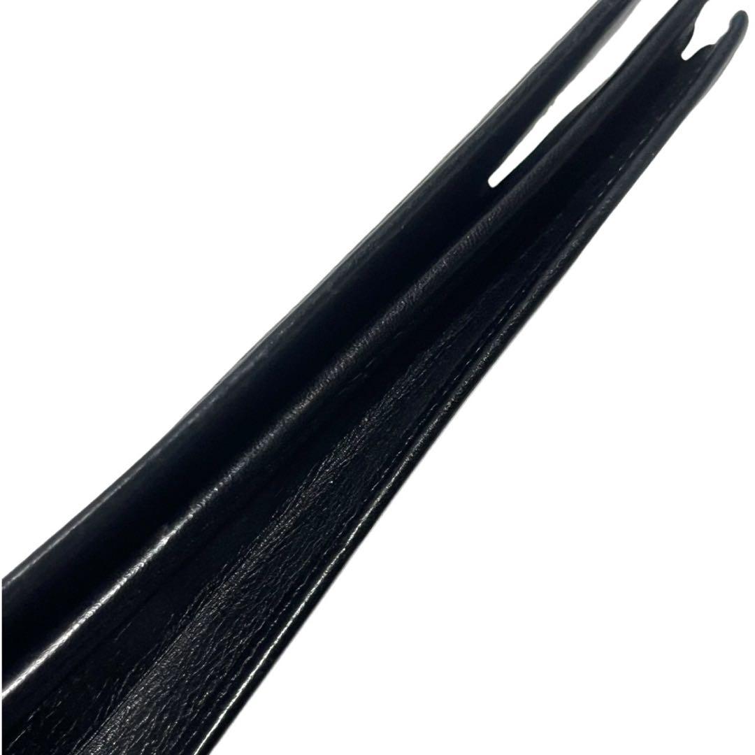 カルティエ Cartier 二つ折り 長財布 レザー 革 ブラック 黒