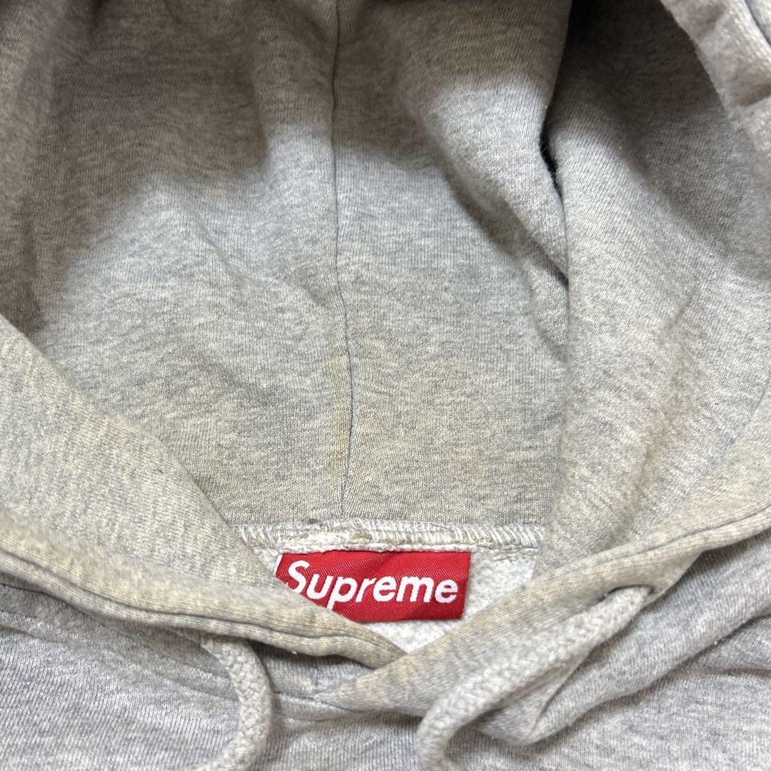 Supreme Box Logo Hooded Sweatshirt L グレー