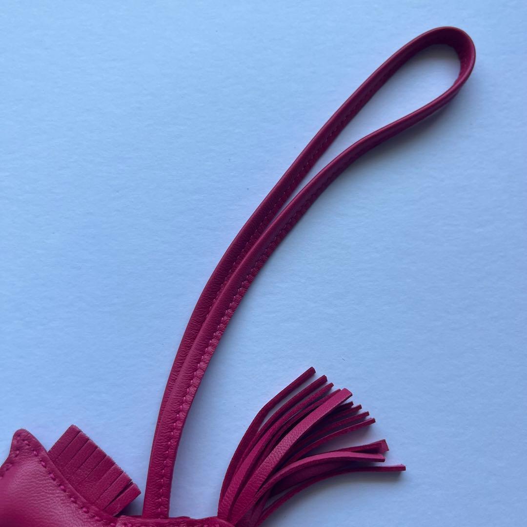 エルメス ロデオ チャームPM ローズメキシコ