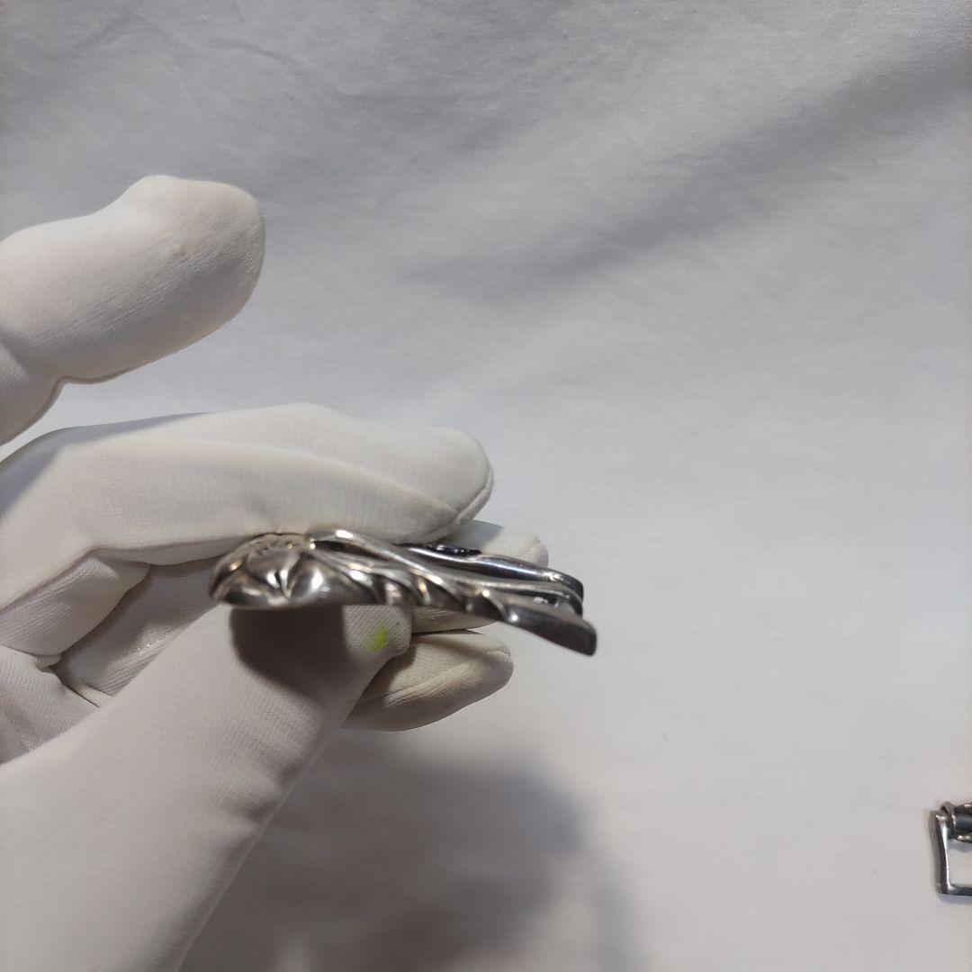 SILVER925 バックル　ベルト通し