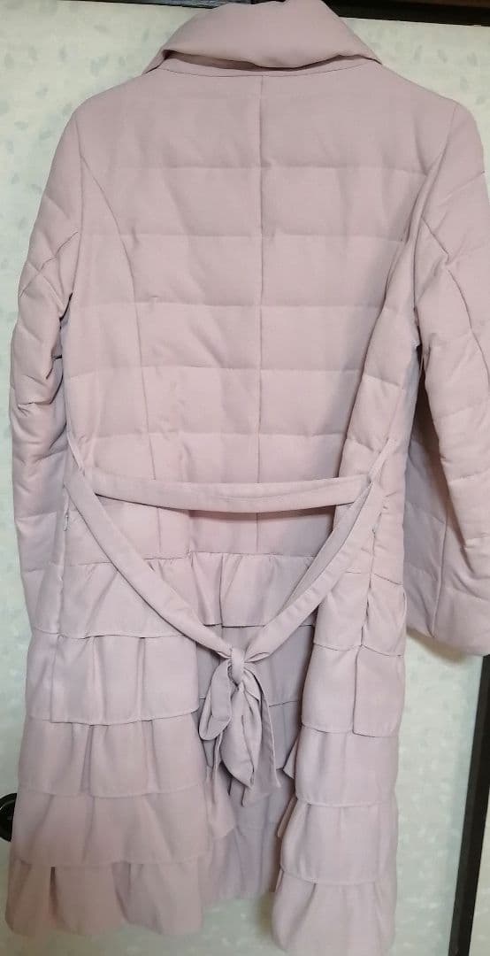 ビスコンティ　ダウンコート　フリル　ダウン　コート　ピンク