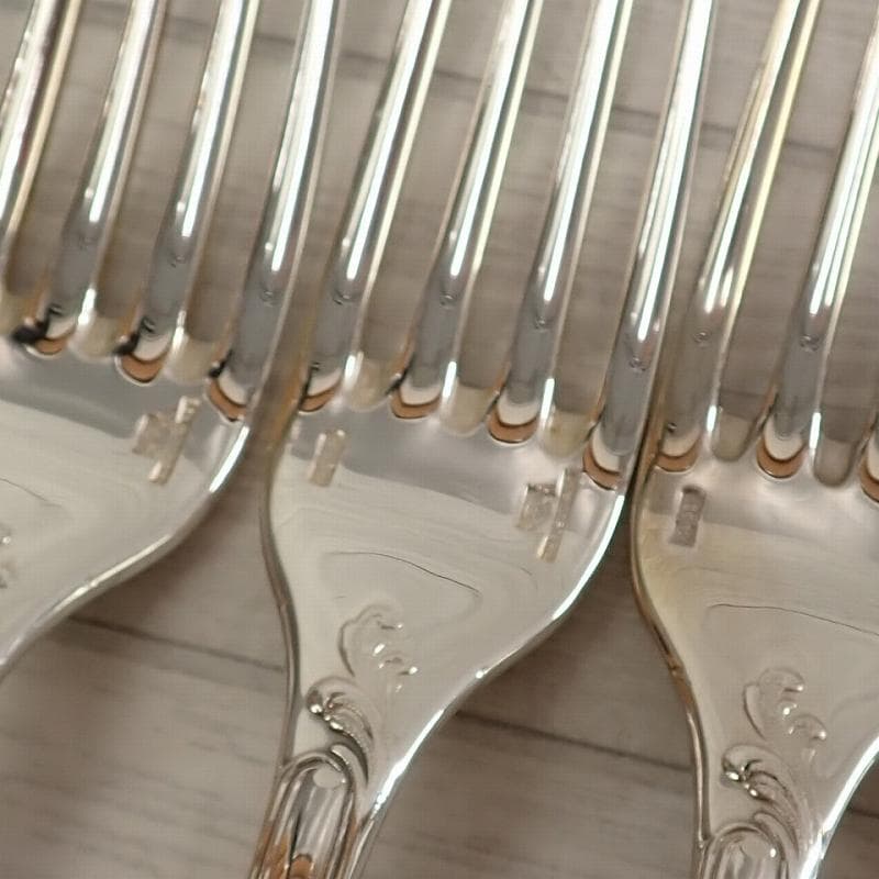 RU-6001　クリストフル　マルリー　テーブルフォーク　シルバーコーティング